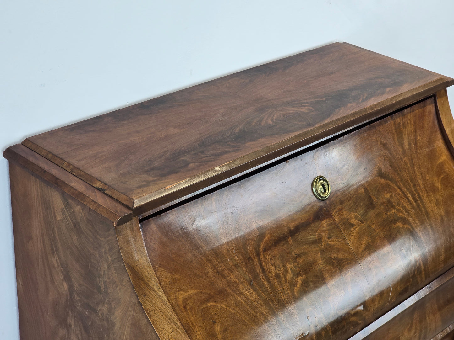 ANTIK SEKRETÄR Biedermeier Mahagoni Kommode Schreibtisch Vintage