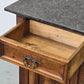 GRÜNDERZEIT KOMMODE Anrichte Nussbaum Marmorplatte Antik Buffet Vintage