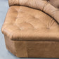 VINTAGE SESSEL Leder Braun Modul Sofa Eckelement 70er Design Lounge Sessel