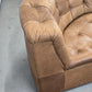 VINTAGE SESSEL Leder Braun Modul Sofa Eckelement 70er Design Lounge Sessel