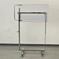 BREMSHEY VARIETT Laptop Tisch Beistelltisch Rollwagen Chrom Vintage 70er Betttisch Design