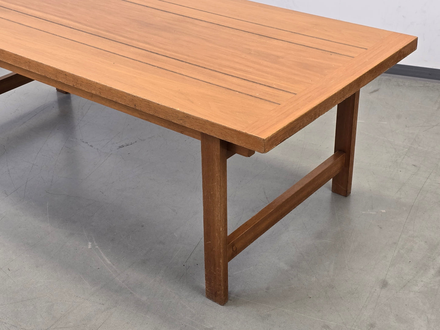 VINTAGE COUCHTISCH Eiche Teak Dänisches Design 60er Mid Century Coffee Table