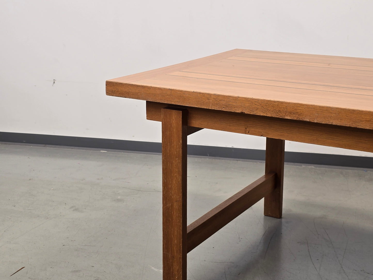 VINTAGE COUCHTISCH Eiche Teak Dänisches Design 60er Mid Century Coffee Table