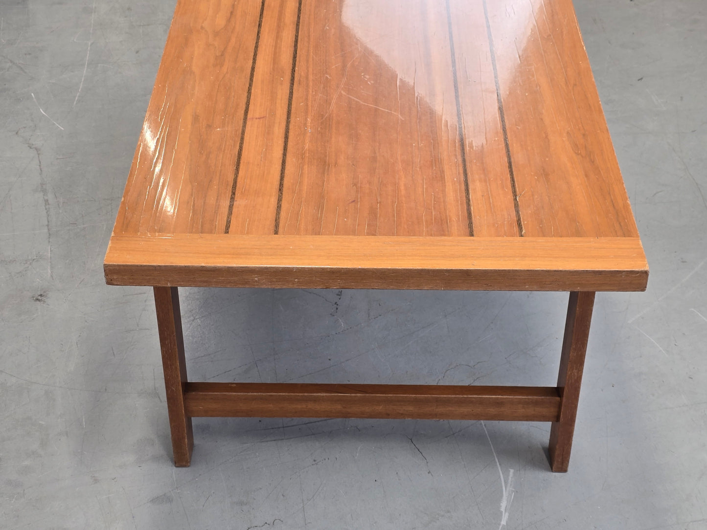 VINTAGE COUCHTISCH Eiche Teak Dänisches Design 60er Mid Century Coffee Table