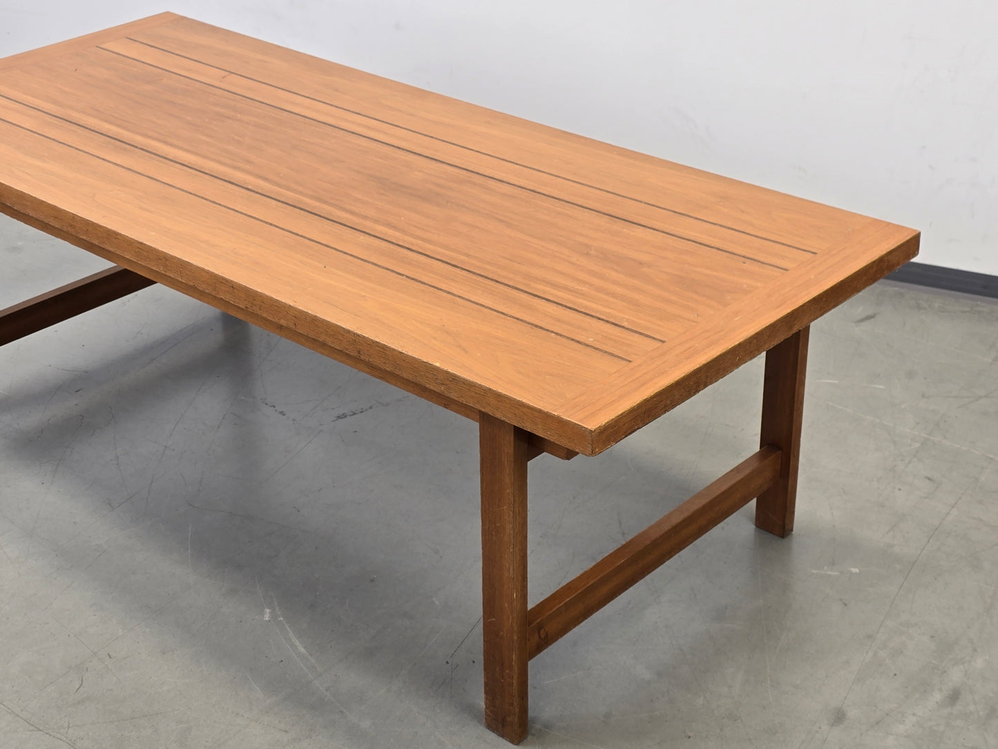 VINTAGE COUCHTISCH Eiche Teak Dänisches Design 60er Mid Century Coffee Table