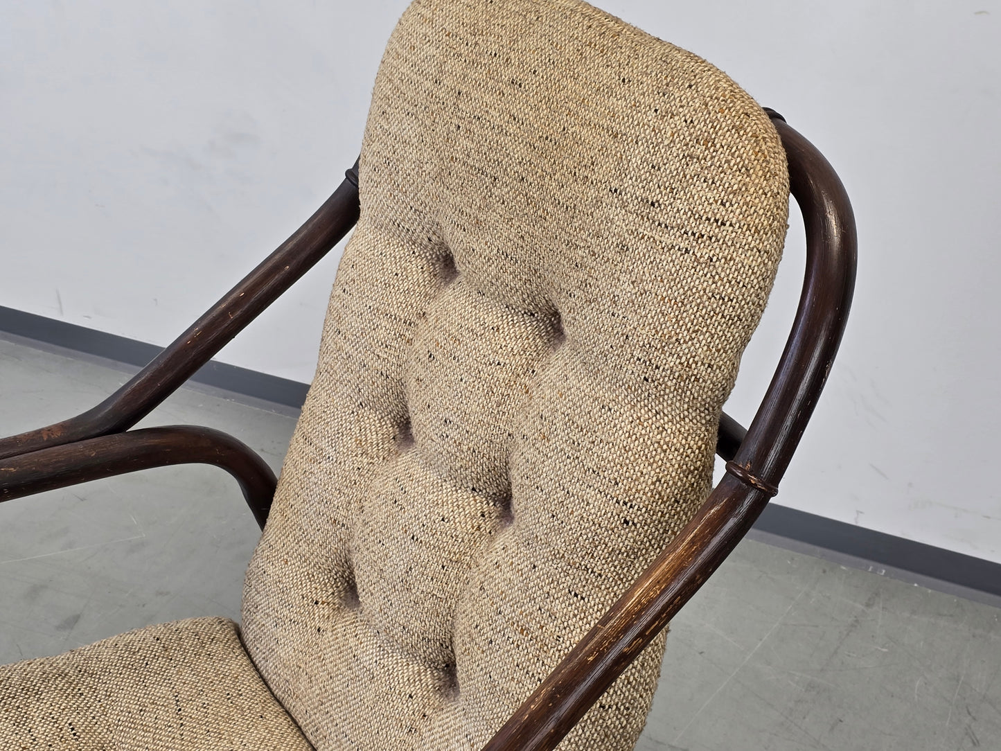 RATTAN SESSEL Vintage 60er Jahre Mid Century Bamboo Lounge Sessel Boho Loft