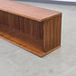WANDREGAL NUSS Vintage 60er Mid Century Bücherregal Wandboard Floating Shelf