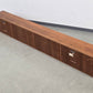 WANDREGAL NUSS Vintage 60er Mid Century Bücherregal Wandboard Floating Shelf