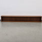 WANDREGAL NUSS Vintage 60er Mid Century Bücherregal Wandboard Floating Shelf