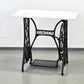 SINGER BEISTELLTISCH Tisch Marmor Gusseisen Vintage Industrial Konsole blumen antik