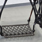 SINGER BEISTELLTISCH Tisch Marmor Gusseisen Vintage Industrial Konsole blumen antik