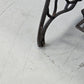 SINGER BEISTELLTISCH Tisch Marmor Gusseisen Vintage Industrial Konsole blumen antik