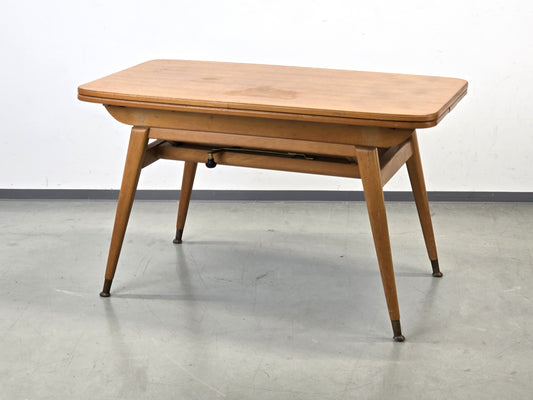 MID CENTURY Esstisch Kurbeltisch höhenverstellbar ausziehbar Vintage 60er