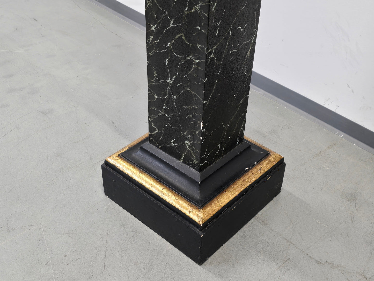 VENEZIANISCHER BLACKAMOOR Stehlampe Fackelträger Kandelaber Skulptur Antik Kristall