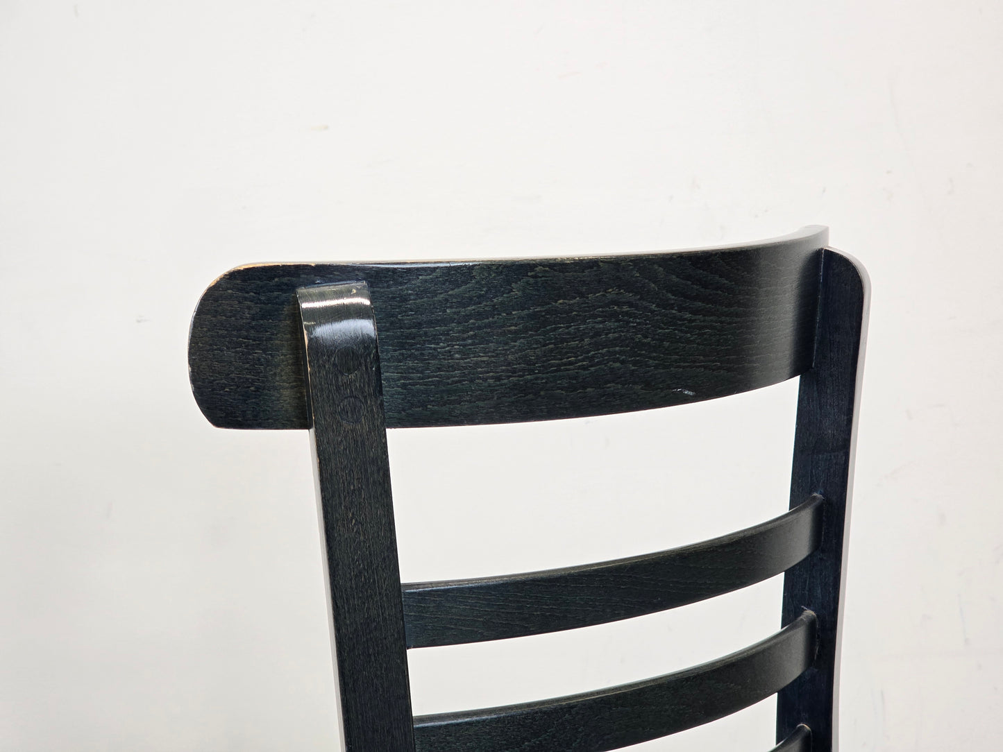 BUGHOLZSTUHL VINTAGE Thonet Stil Radomsko Mid Century Schwarz 60er