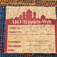 INDO GABBEH Teppich Handgeknüpft 180x114 Wolle Blau Rot Orientteppich