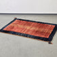 RYA TEPPICH Vintage 60s Mid Century Skandinavisch Wandbehang Wolle
