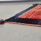 RYA TEPPICH Vintage 60s Mid Century Skandinavisch Wandbehang Wolle