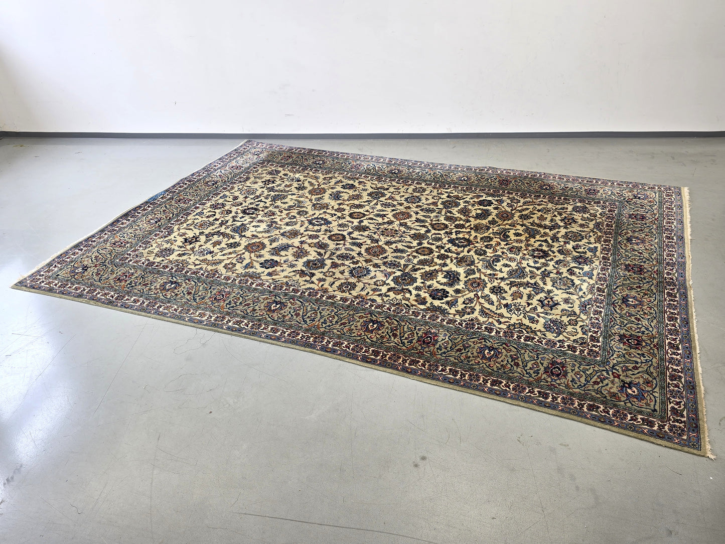 KESHAN PERSERTEPPICH m. Zertifikat Fässler Orientteppich Teppich 312x223