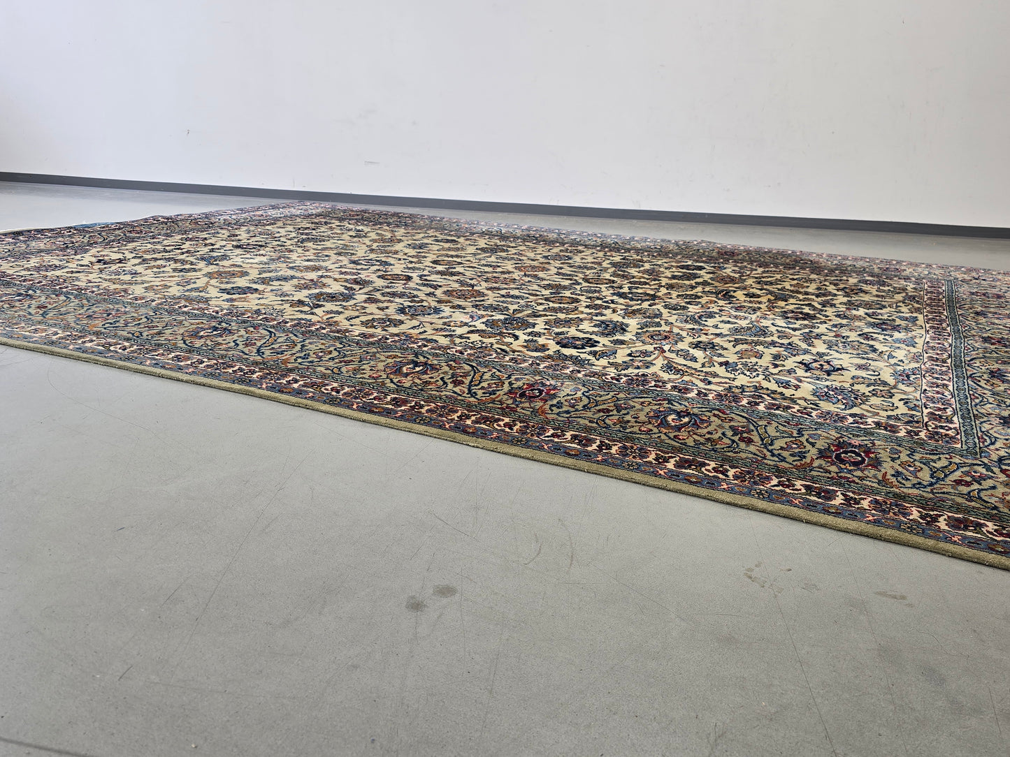 KESHAN PERSERTEPPICH m. Zertifikat Fässler Orientteppich Teppich 312x223