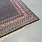 SAROUK MIR ORIENTTEPPICH Handgeknüpft 268x177 Perserteppich Wolle Blau Vintage