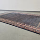 SAROUK MIR ORIENTTEPPICH Handgeknüpft 268x177 Perserteppich Wolle Blau Vintage