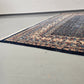 SAROUK MIR ORIENTTEPPICH Handgeknüpft 268x177 Perserteppich Wolle Blau Vintage