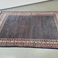 SAROUK MIR ORIENTTEPPICH Handgeknüpft 268x177 Perserteppich Wolle Blau Vintage