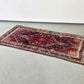 PERSISCHER HAMADAN Teppich 225x128 Vintage Orientteppich Wolle