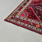 PERSISCHER HAMADAN Teppich 225x128 Vintage Orientteppich Wolle