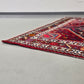PERSISCHER HAMADAN Teppich 225x128 Vintage Orientteppich Wolle