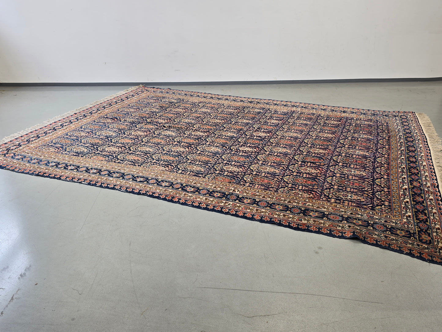 SENNEH PERSERTEPPICH Antik Handgeknüpft 315x226 Teppich Orientteppich Zertifikat
