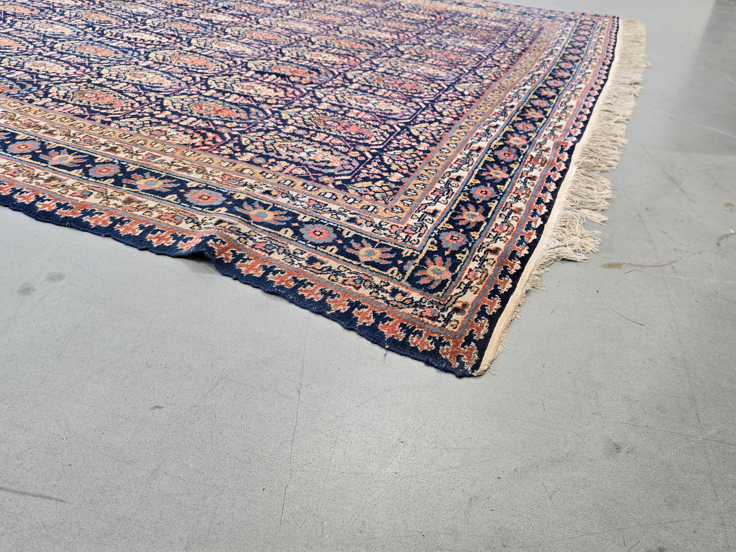 SENNEH PERSERTEPPICH Antik Handgeknüpft 315x226 Teppich Orientteppich Zertifikat