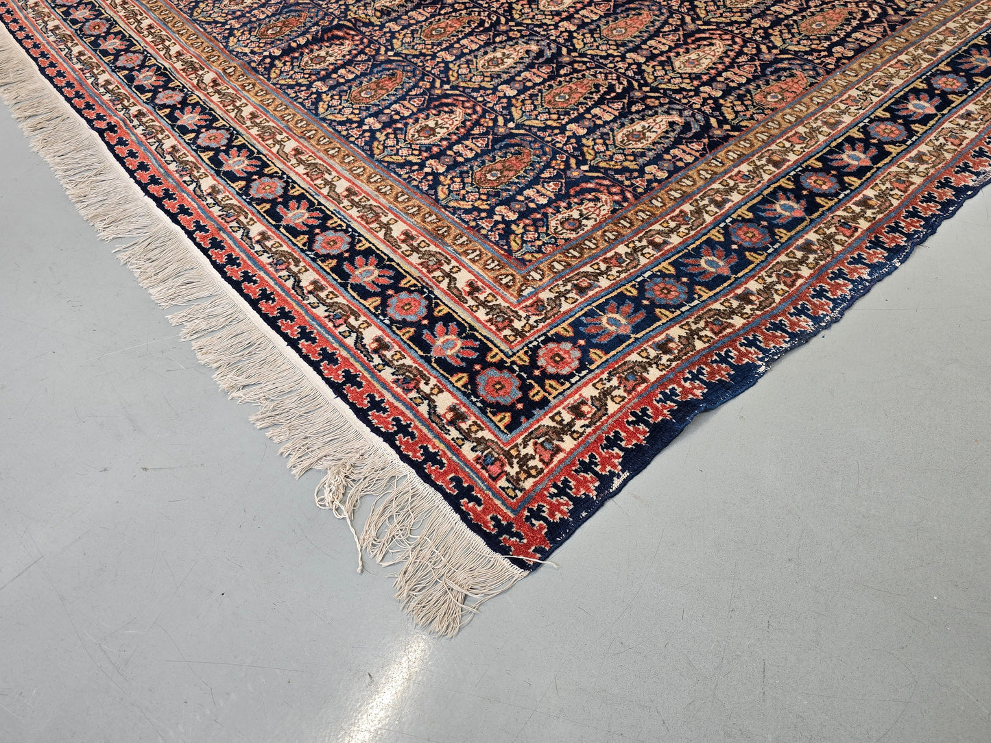 SENNEH PERSERTEPPICH Antik Handgeknüpft 315x226 Teppich Orientteppich Zertifikat
