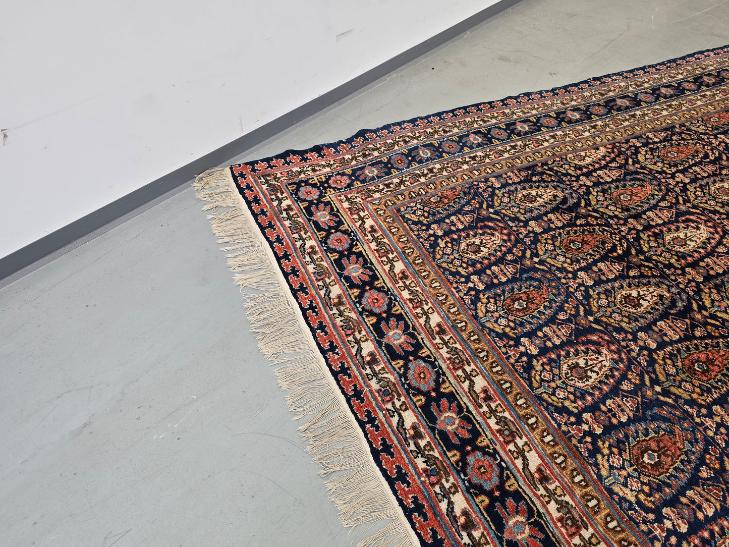 SENNEH PERSERTEPPICH Antik Handgeknüpft 315x226 Teppich Orientteppich Zertifikat