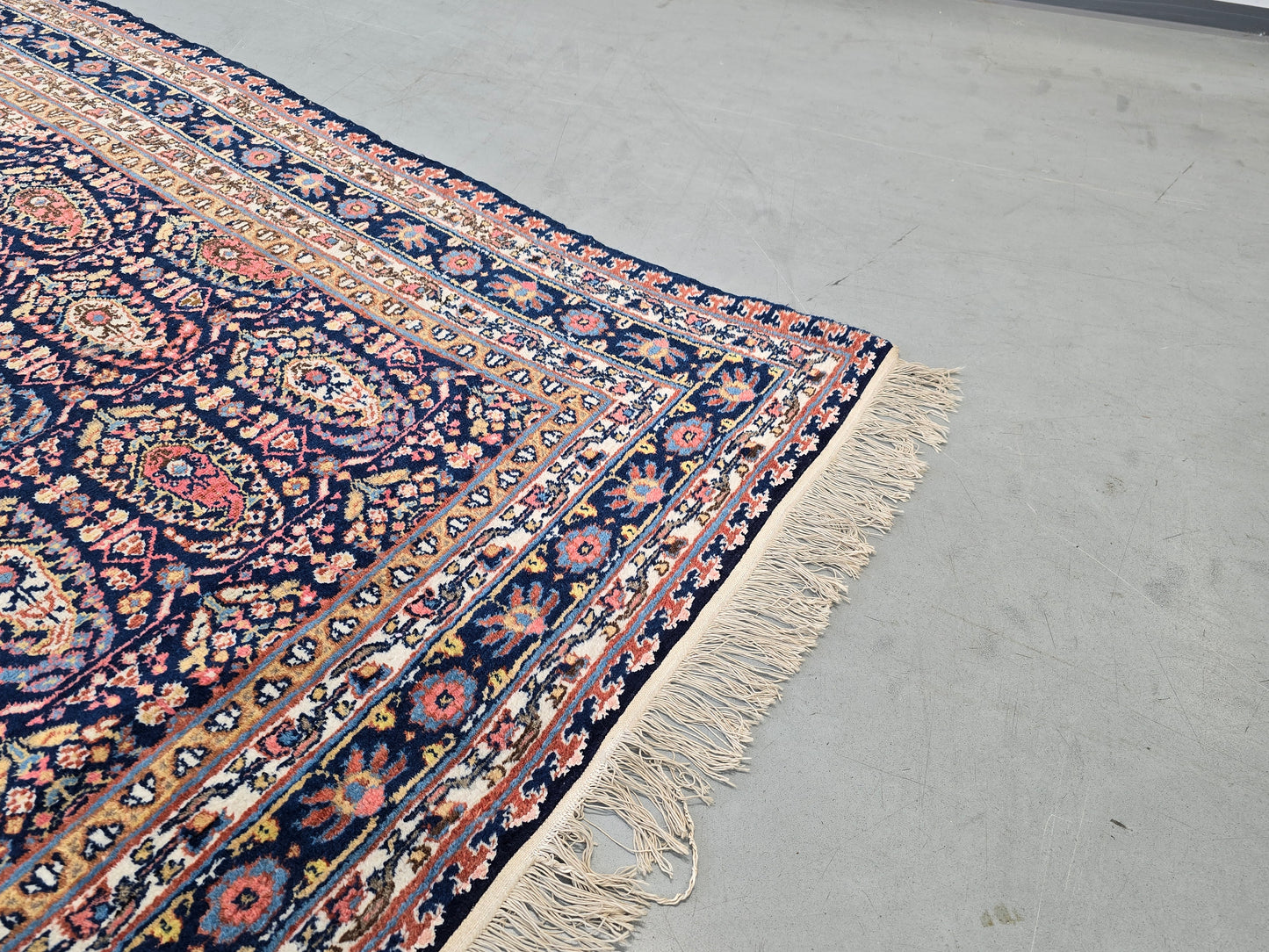 SENNEH PERSERTEPPICH Antik Handgeknüpft 315x226 Teppich Orientteppich Zertifikat