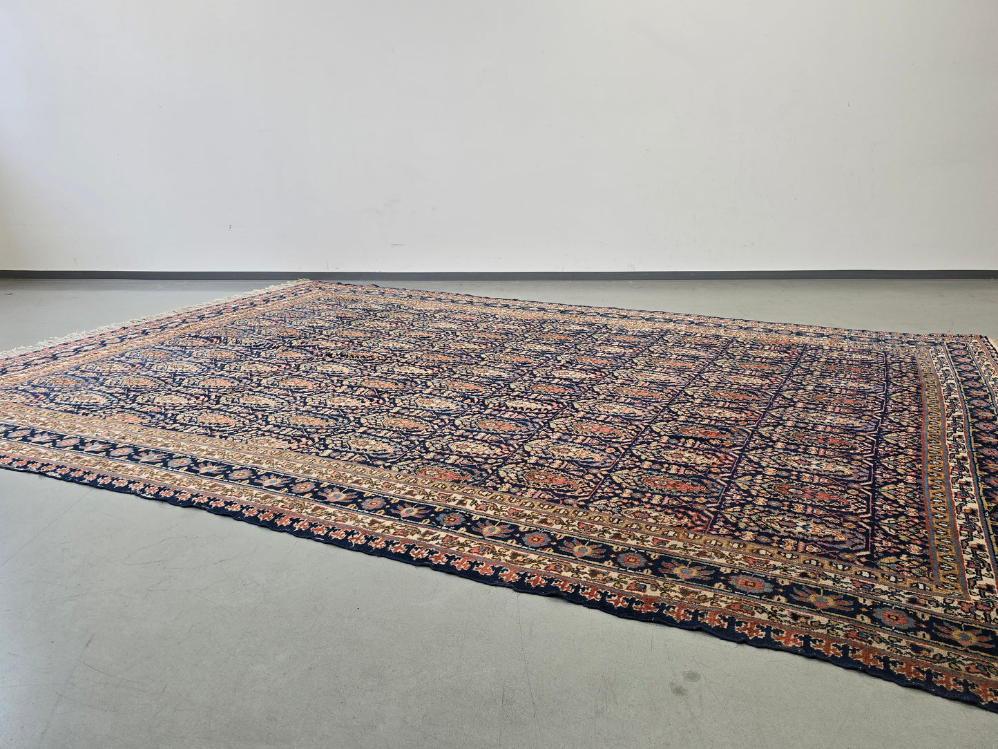SENNEH PERSERTEPPICH Antik Handgeknüpft 315x226 Teppich Orientteppich Zertifikat