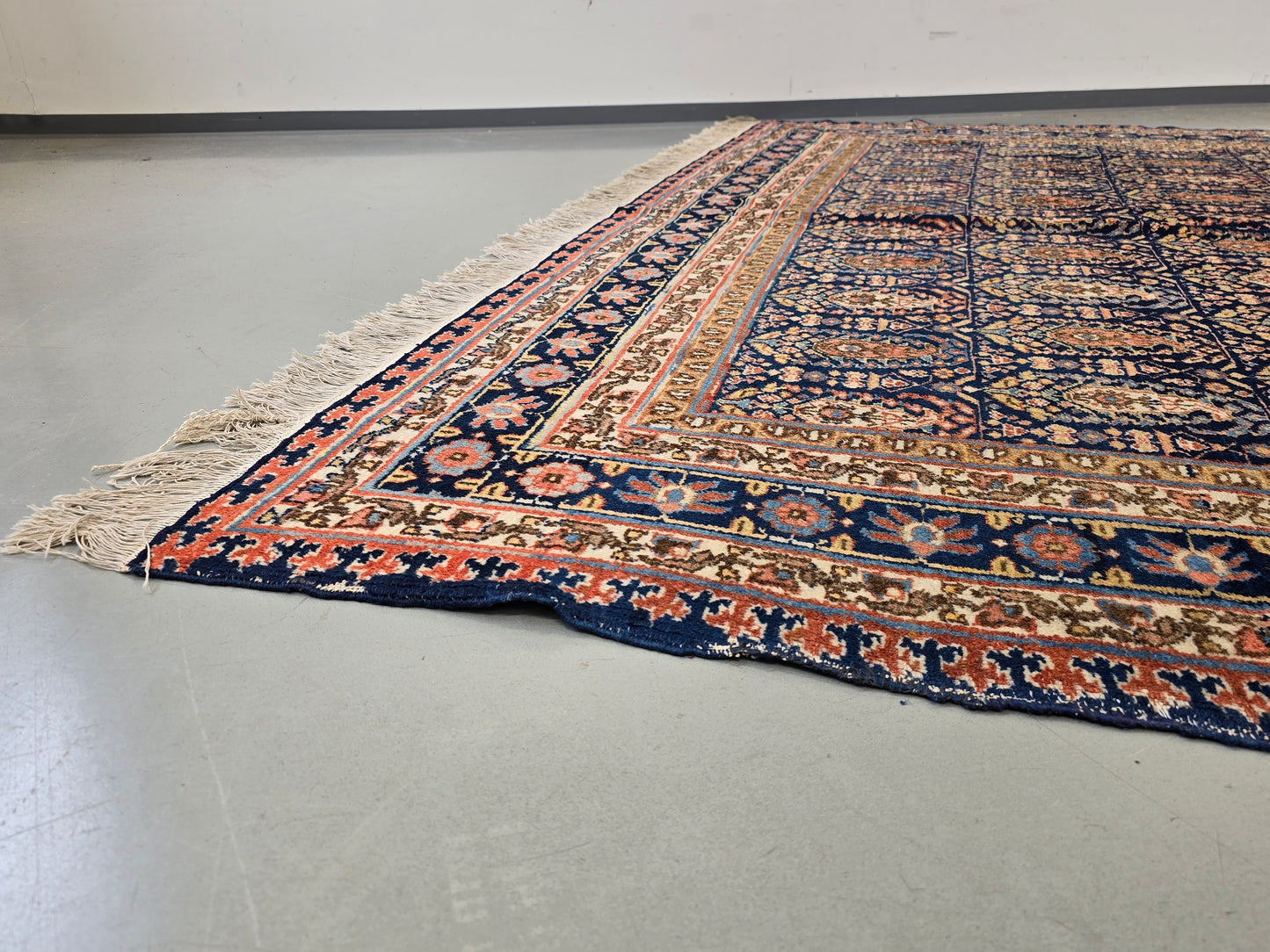 SENNEH PERSERTEPPICH Antik Handgeknüpft 315x226 Teppich Orientteppich Zertifikat