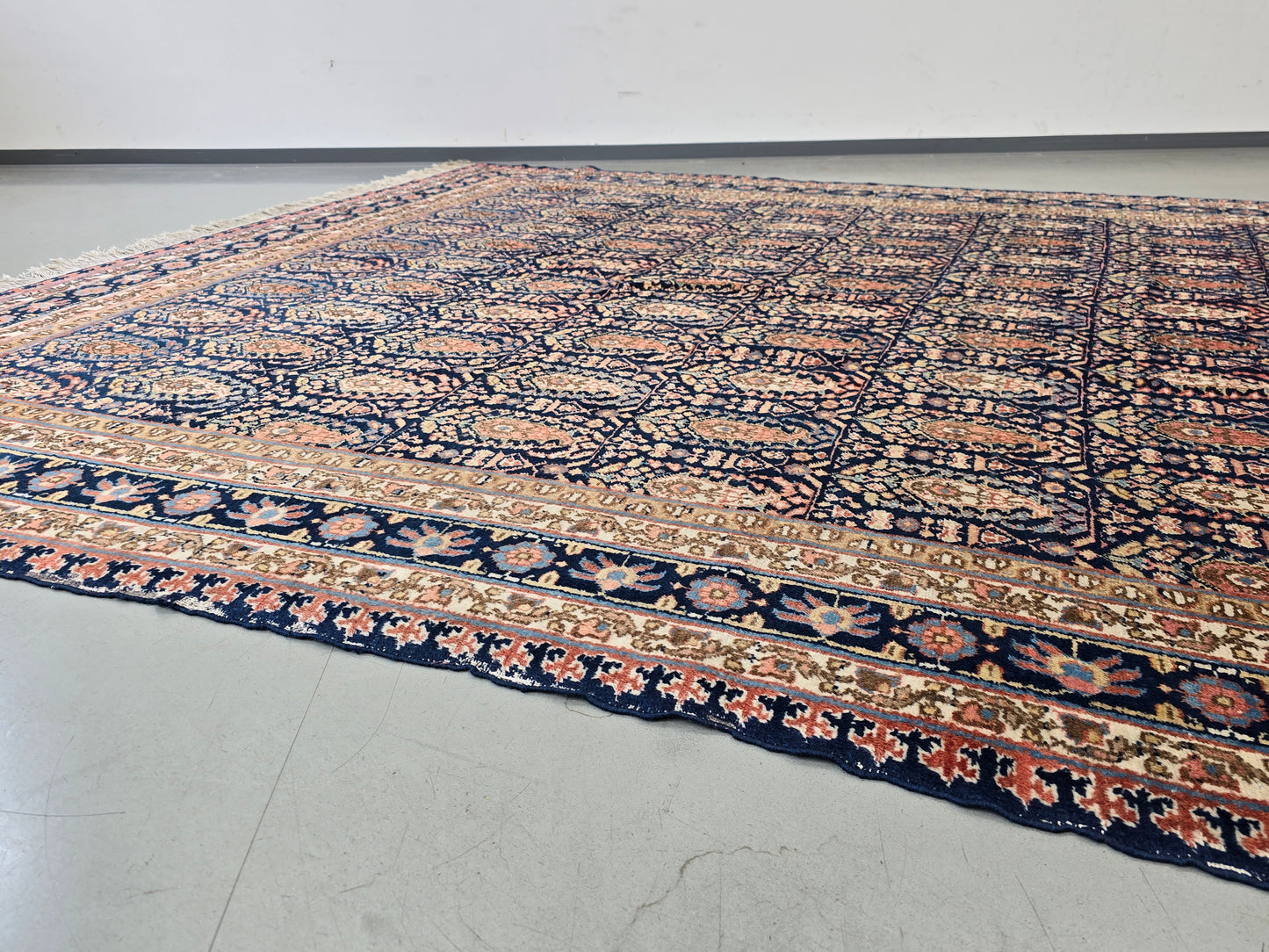 SENNEH PERSERTEPPICH Antik Handgeknüpft 315x226 Teppich Orientteppich Zertifikat