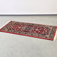 PERSISCHER LÄUFER Teppich Handgeknüpft Orientteppich Rot Vintage Wolle 164x92