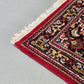 PERSISCHER LÄUFER Teppich Handgeknüpft Orientteppich Rot Vintage Wolle 164x92