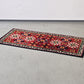 VINTAGE RYA TEPPICH Läufer 60er 70er Mid Century Space Age Shag Retro Rot