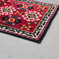 VINTAGE RYA TEPPICH Läufer 60er 70er Mid Century Space Age Shag Retro Rot