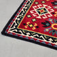 VINTAGE RYA TEPPICH Läufer 60er 70er Mid Century Space Age Shag Retro Rot
