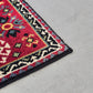 VINTAGE RYA TEPPICH Läufer 60er 70er Mid Century Space Age Shag Retro Rot