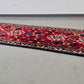 VINTAGE RYA TEPPICH Läufer 60er 70er Mid Century Space Age Shag Retro Rot