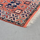 VINTAGE TEPPICH Läufer Orient Boho Mid-Century Wolle Kaukasisch Retro 60er