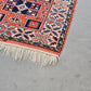 VINTAGE TEPPICH Läufer Orient Boho Mid-Century Wolle Kaukasisch Retro 60er
