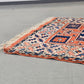 VINTAGE TEPPICH Läufer Orient Boho Mid-Century Wolle Kaukasisch Retro 60er