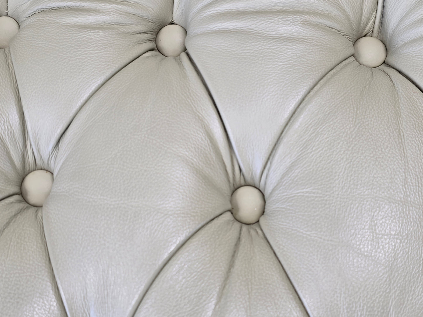 CHESTERFIELD SOFA Leder Salbei Vintage Design Couch Retro Mid Century 60s 70s